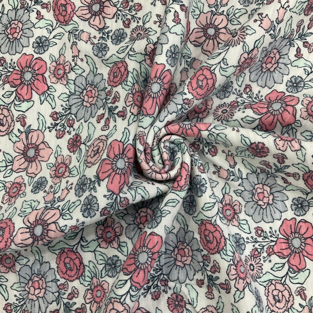 COTTON SLUB SINGLE JERSEY PRINTED