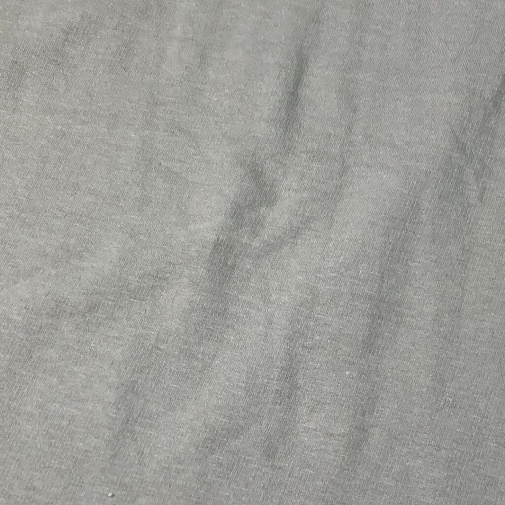 Grey cotton terry fabric