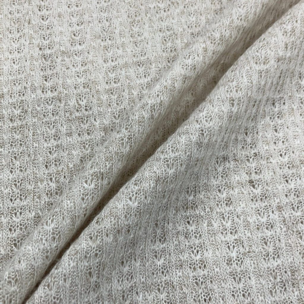 COTTON VISCOSE POINTEL WAFFLE