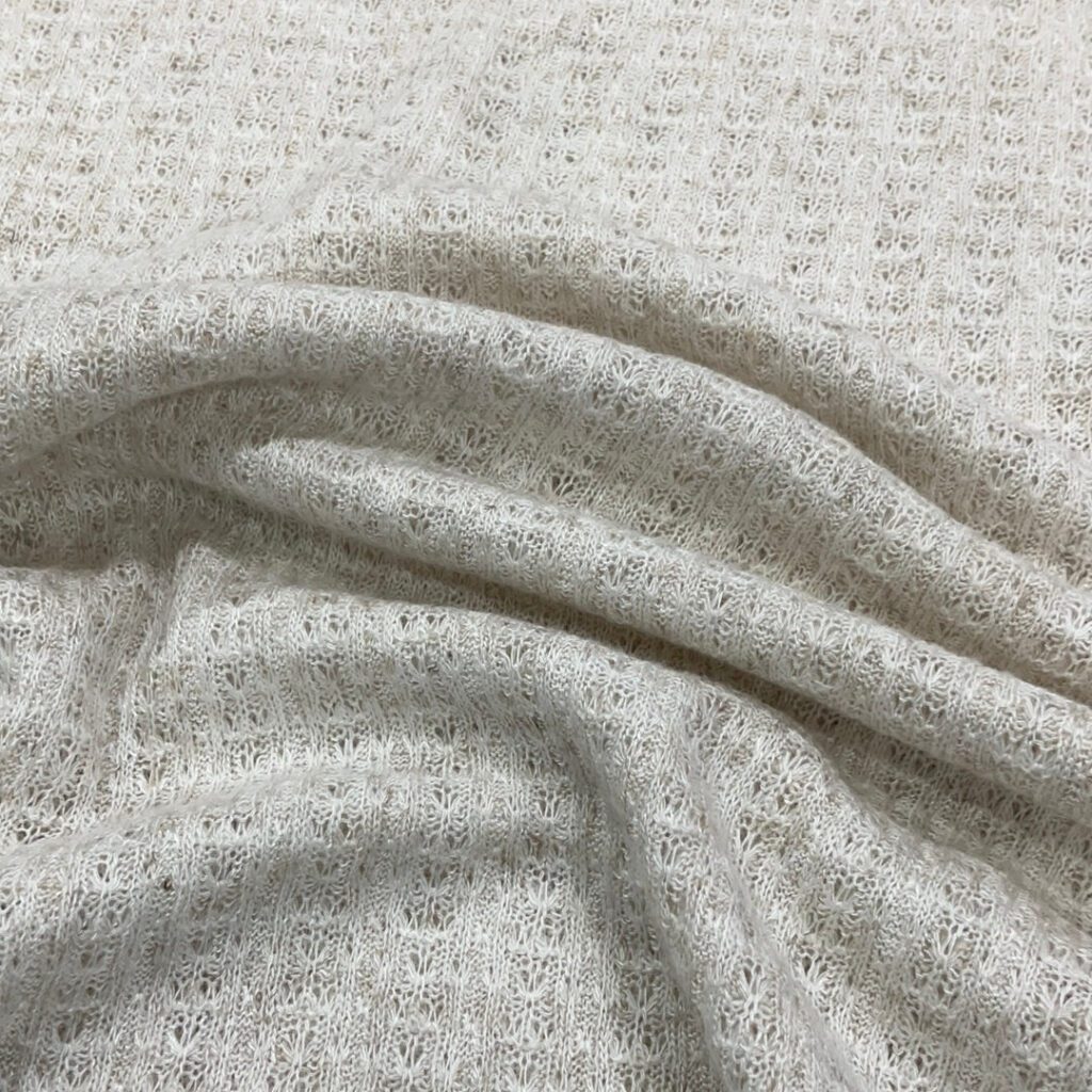 COTTON VISCOSE POINTEL WAFFLE