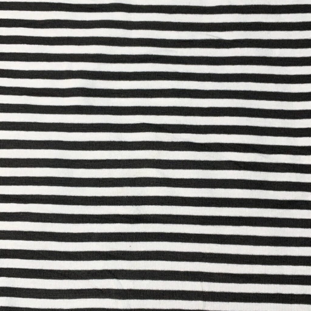 COTTON SPANDEX RIB STRIPE