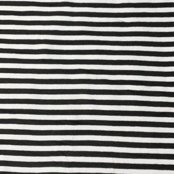 COTTON SPANDEX RIB STRIPE