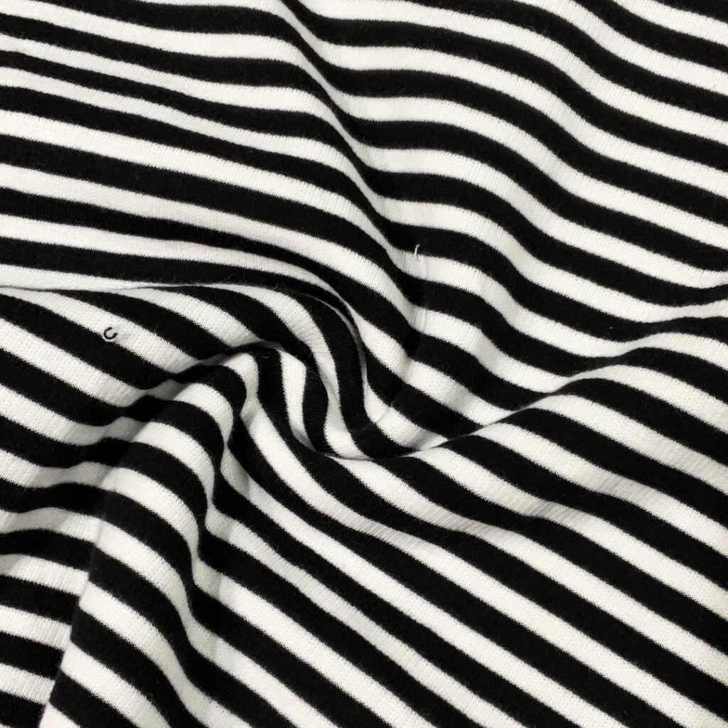 COTTON FLATBACK RIB STRIPE